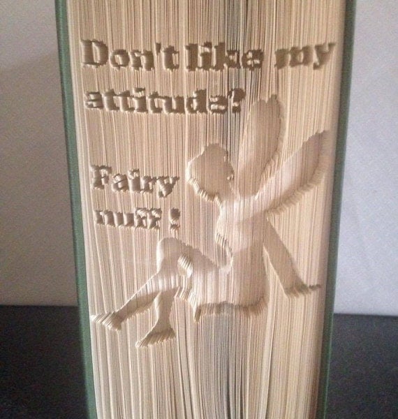 Fairy Nuff CUT & FOLD Book folding Pattern - EMAILED PDF PATTERN