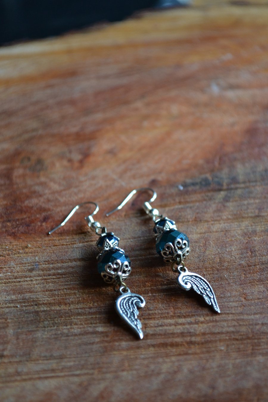 Angel wing earrings