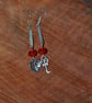 Steampunk Lock and Key earrings  - Image 2