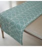 Two Table Runners 120cm x 47cm Duck Egg And Grey - Image 6