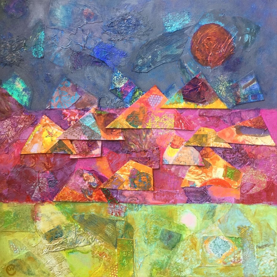  SALE IN AID OF CHARITY Abstract Mixed Media on canvas, 