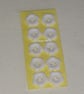13MM WHITE FLOWER BUTTONS WITH TWO HOLES FOR ATTACHING 