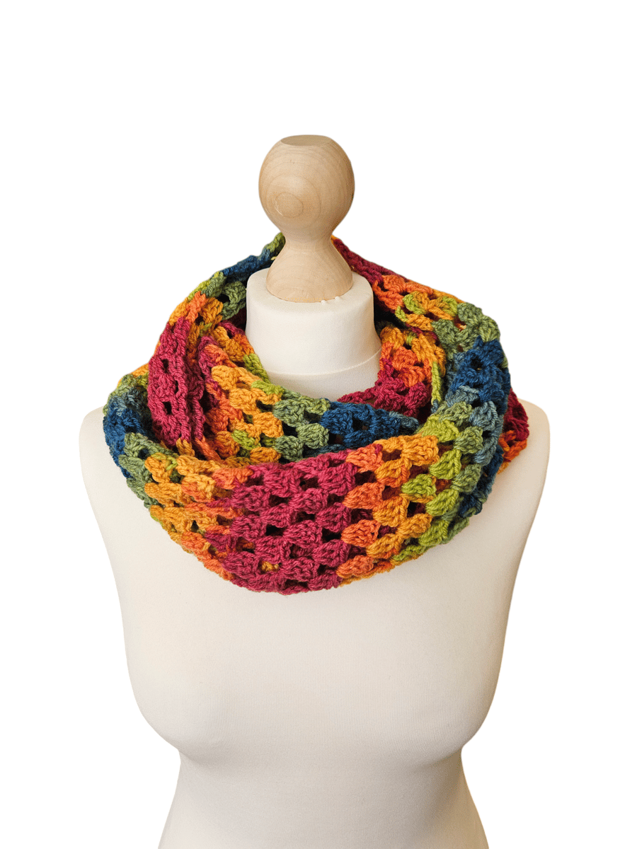 Crochet Infinity Scarf