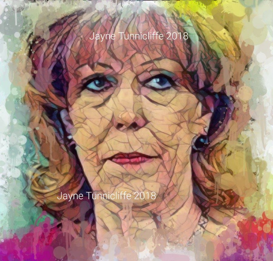 Audrey Roberts Coronation Street 10 x 10 inches art print - Audrey Potts as was