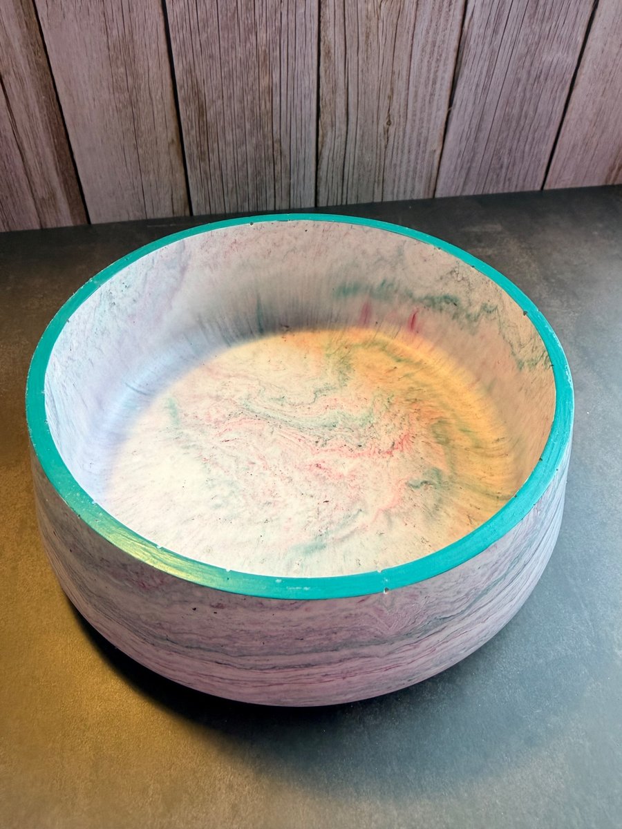  Jesmonite Marbled Bowl