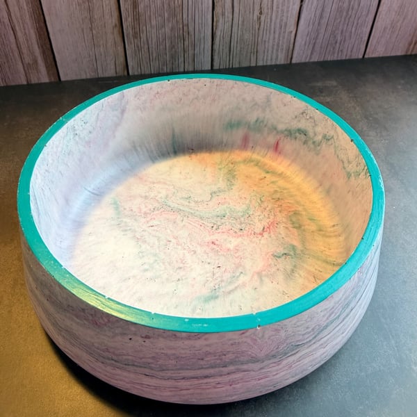  Jesmonite Marbled Bowl
