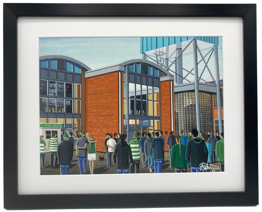 Shamrock Rovers F.C, Tallaght Stadium. Quality Framed, Football Art Print