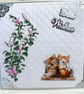 Luxury Handmade Birthday Card For Her, Cute 3D Kitten Lovers Greeting Card - Image 1