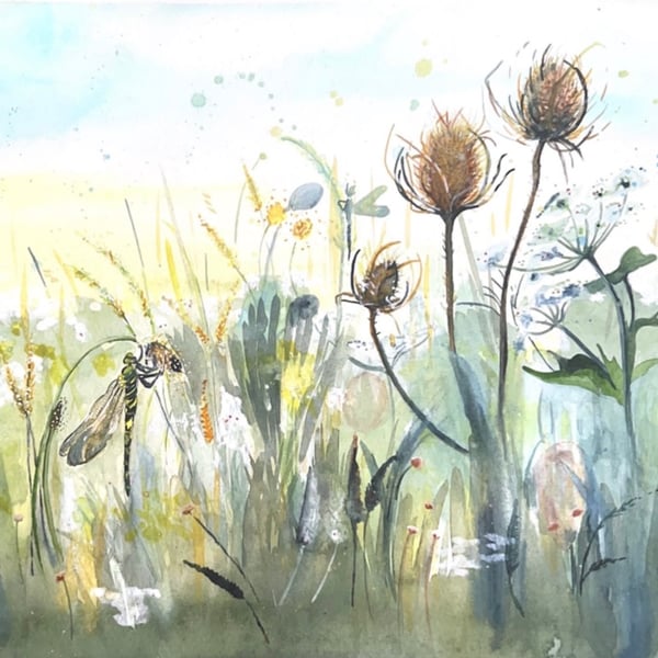 Art Print ‘Dragonfly Meadow’