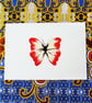 Free Postage - Red Butterfly Card - Image 1