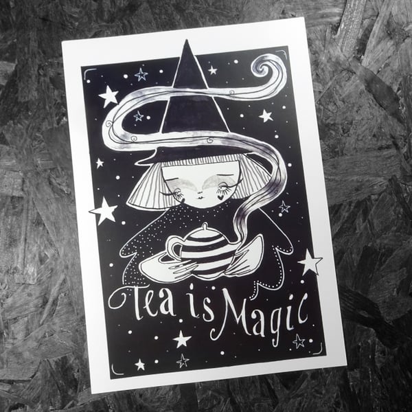 Tea is magic- Poster Print