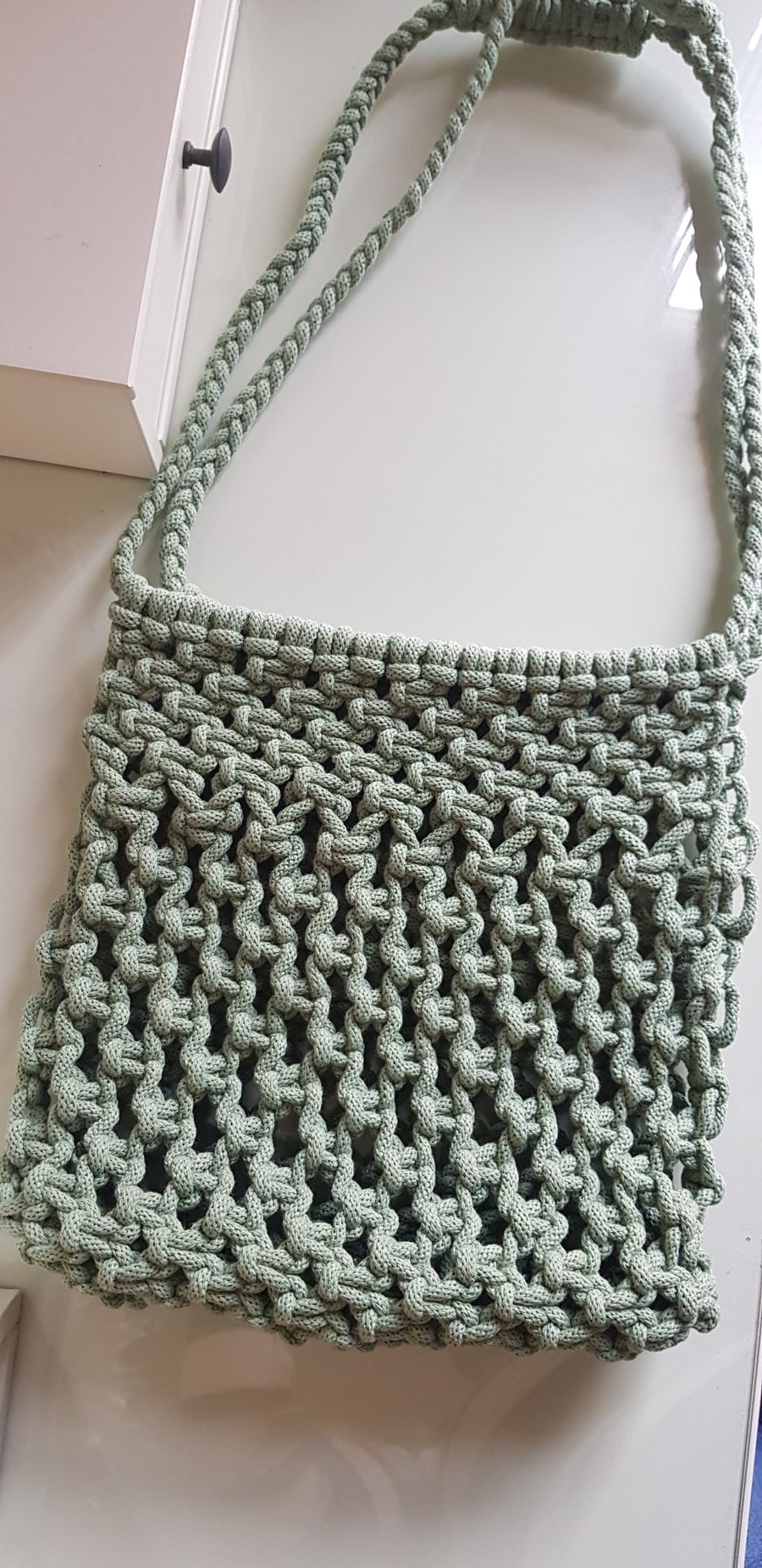 Macrame shoulder bag - Folksy