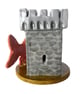 Goldfish and Castle Mini Ceramic Sculpture - Hand Built - Image 4