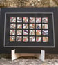 Original abstract monoprint paper collage golden days – FOD3 - Image 1