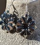 Petite Paisley Beaded Earring - jet hematite - Image 2