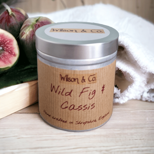 Wild Fig & Cassis Scented Candle 230g