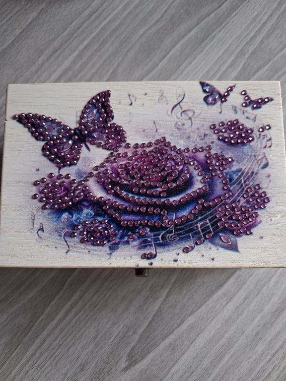 Wooden storage box