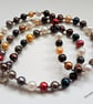 Designer Multicoloured Freshwater Culture Pearl Sterling Silver Necklace - Image 4