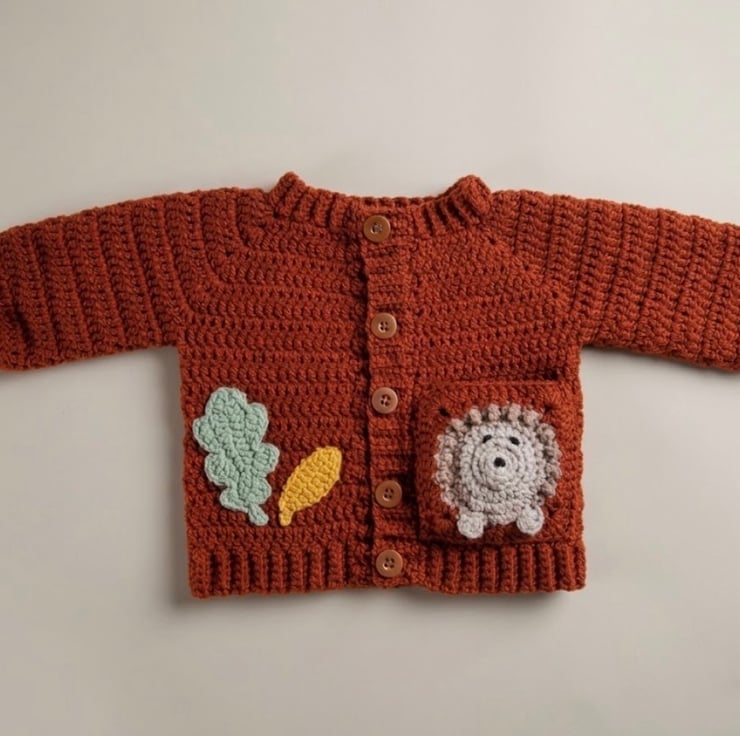 Unisex crochet baby cardigan- baby gift - Folksy