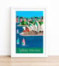 Sydney travel poster print by Artist Susie West