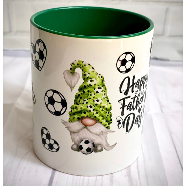 Fathers Day Football Gnome Mug