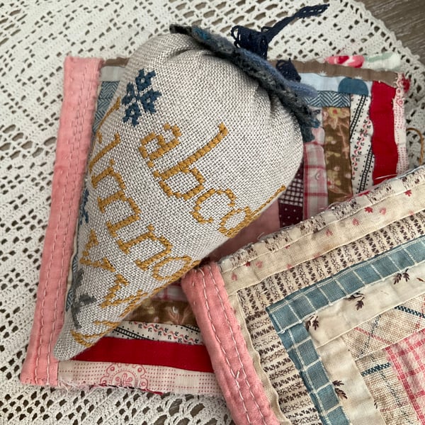 Berry Cross Stitch Pin Cushion
