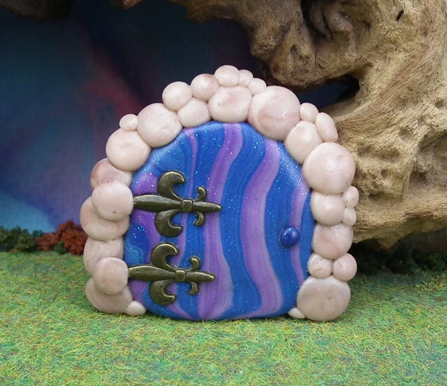 Small Gnome Portal OOAK Sculpt Fairy Door