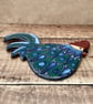 Handmade pottery Cockerel wall hanging - Image 5
