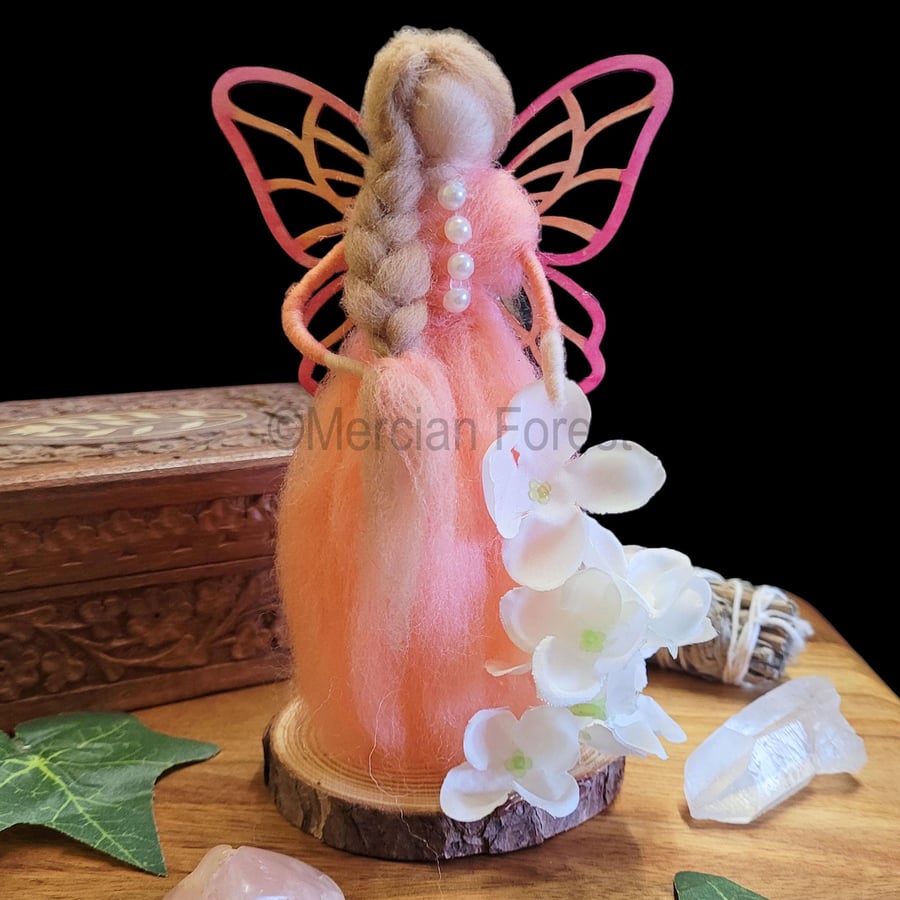 Spring Fairy Handmade Needle Felted Goddess Pagan Decoration Ostara Easter