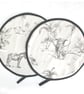 Aga Hob Lid Mats Zebra Elephant Pads Covers Surface Savers Grey Safari