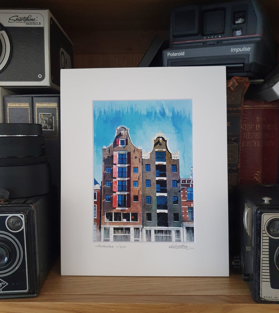  Wonky Buildings, Amsterdam Fine Art Archival print Limited Edition of 250 