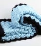Blue Baby blanket, a handmade extra thickness crochet baby blanket, shawl  - Image 6