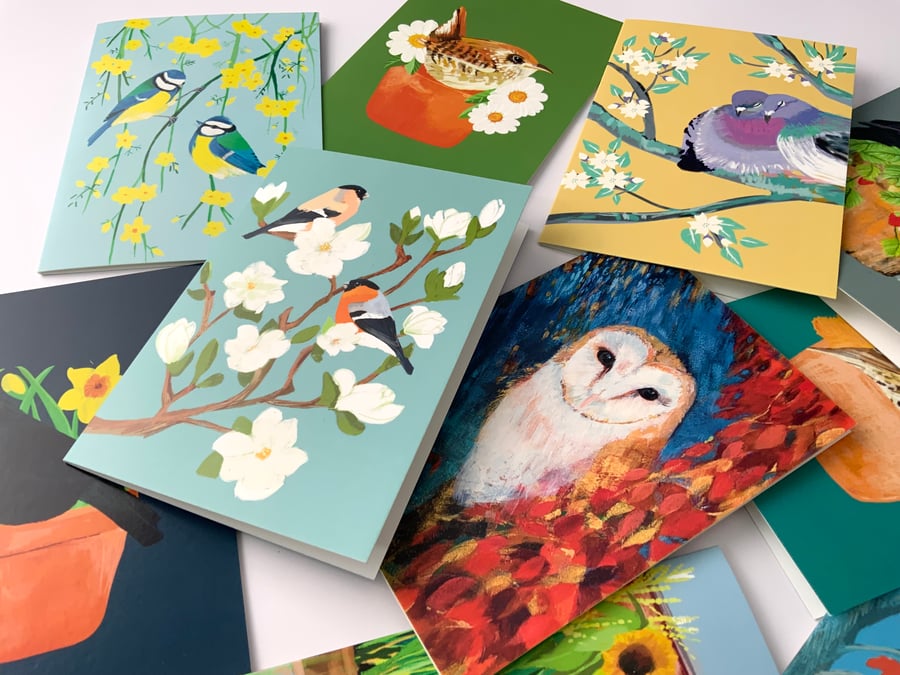 Cards Bird card bundle - perfectly imperfect