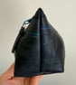 Lined Inner Tube Bag - Blue Zip & Light Blue Transport-Themed Lining - Image 3