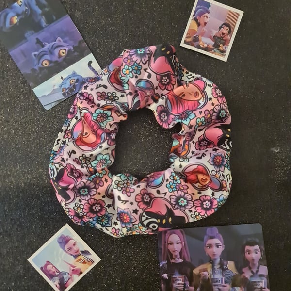 Kpop demon hunters scrunchie 