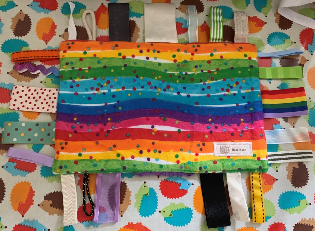 CUSTOM Baby taggie (various shapes available)