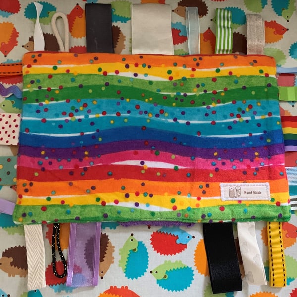 CUSTOM Baby taggie (various shapes available)