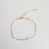 Dainty Gold Filled and Moonstone Bracelet