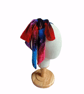 Skinny silk velvet scarf. - Image 1