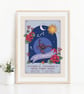 Scorpio Zodiac Sign Wall Art Print - Image 1