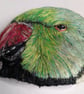 Hand Embroidered Parakeet Brooch - Image 5
