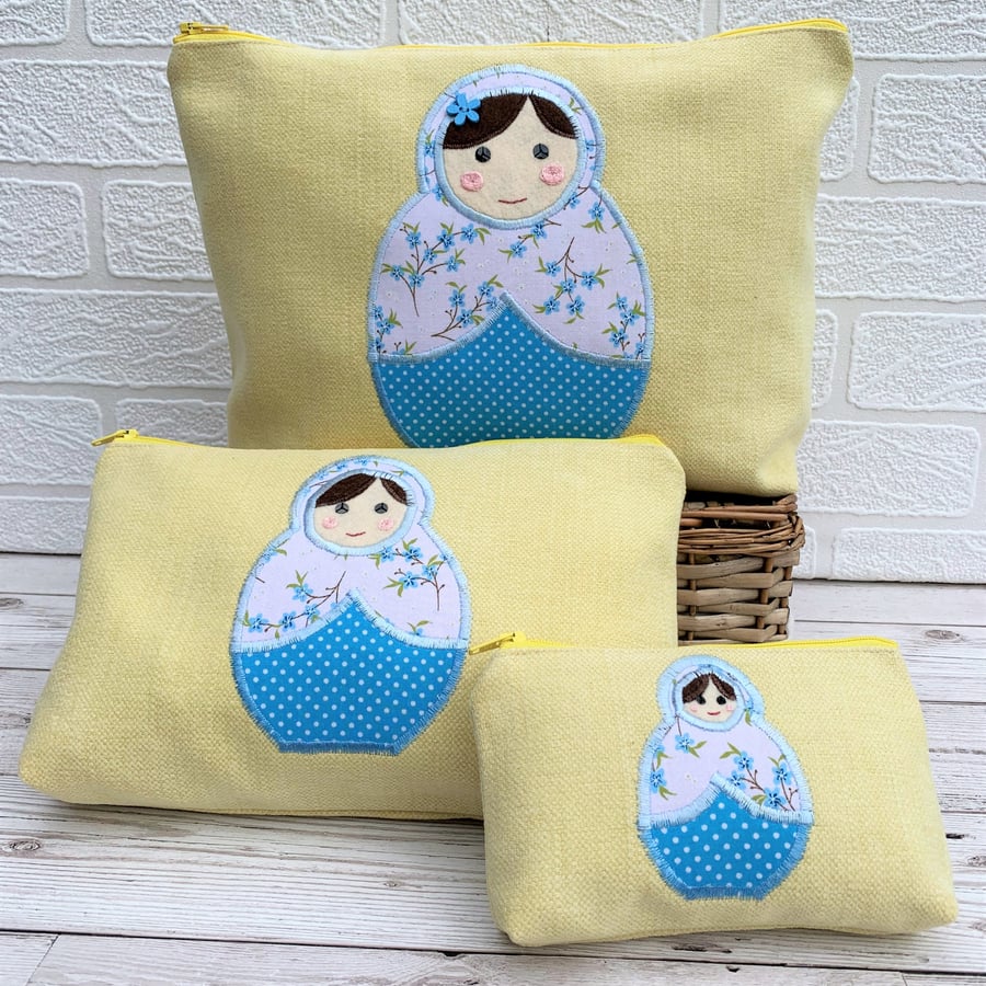 Russian Dolls Stacking Bag Gift Set