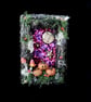 Sparkling Skies Frame Pumpkin Patch Toadstools OOAK Handcrafted - Image 5