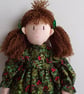Christmas Rag Doll, Traditional Rag Doll, Rag Doll Angel - Image 6