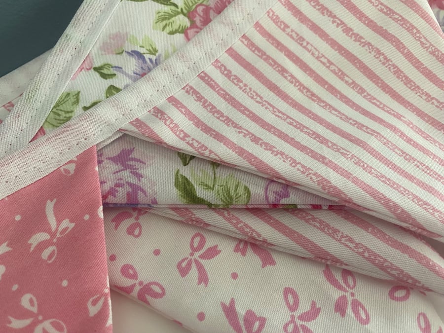 Pink Floral Mix Bunting