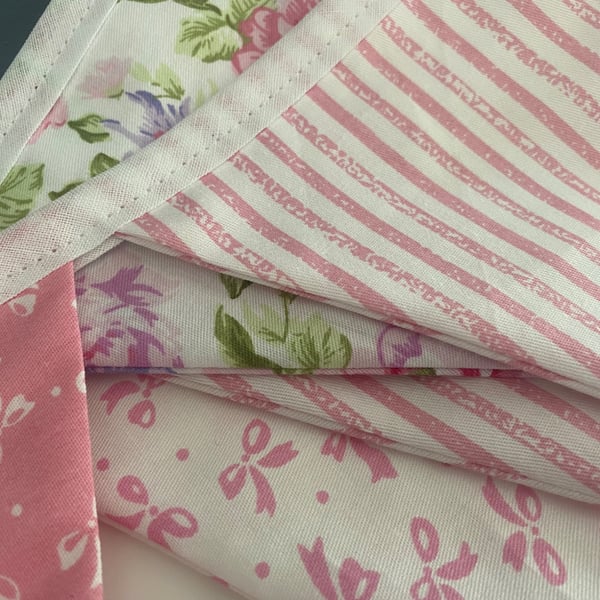 Pink Floral Mix Bunting
