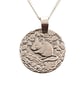 Mouse Engraved Sterling Silver Coin Necklace - Image 10