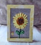 Hand embroidered flowers 