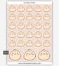 Funny Vinyl Sticker Sheet For Adults - Cute Kawaii Dumpling