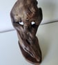 Hand-carved Venetian-style wooden mask